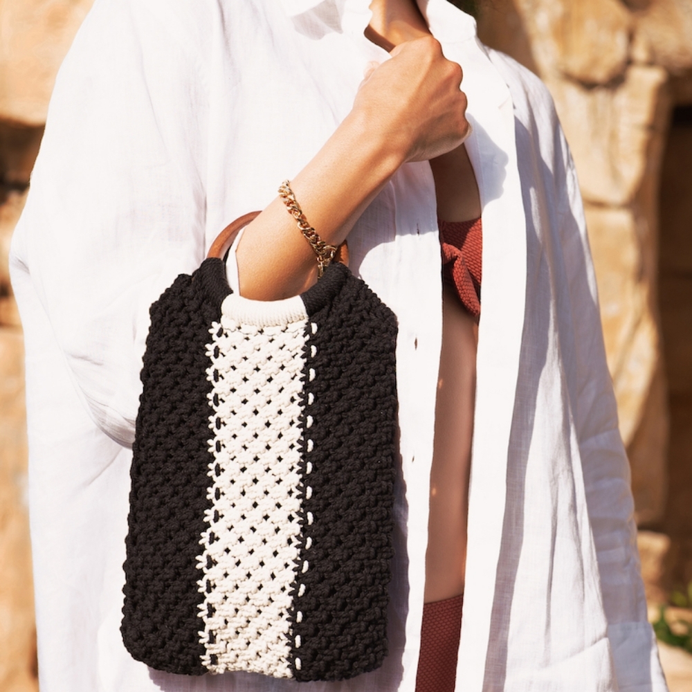 SALE🙌Laude the Label Gabby Mini Macrame Bag